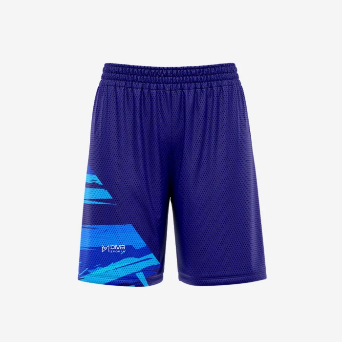 Mens Basketball Blue Shadow Shorts