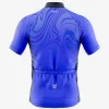 Mens Cycling Blue Wave Jersey
