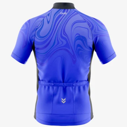Mens Cycling Blue Wave Jersey