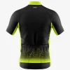 Mens Cycling Yellow Scatter Jersey