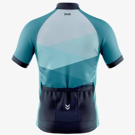 Mens Cycling Sky Blue Wave Jersey