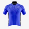 Mens Cycling Blue Wave Jersey