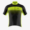 Mens Cycling Yellow Scatter Jersey