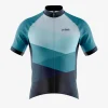 Mens Cycling Sky Blue Wave Jersey