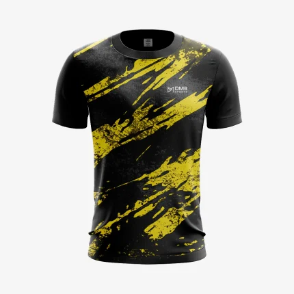 Mens Football Yellow Zebra Jersey