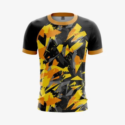 Mens Football Yellow Sparkle Jersey