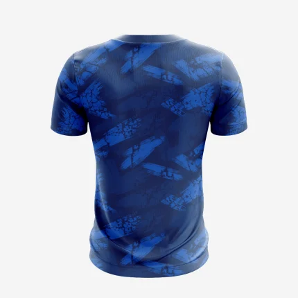 Blue Nebula Mens Football Jersey