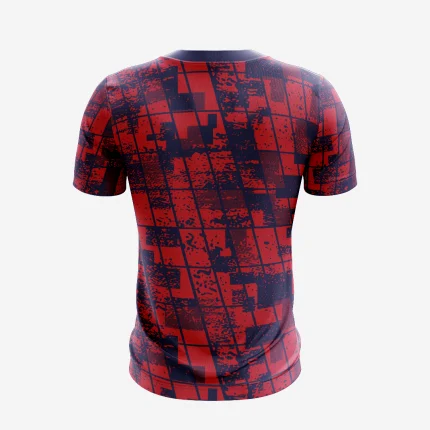 Red Sprints Mens Football Jersey