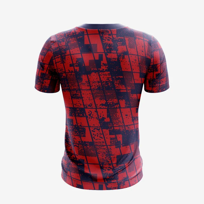 Red Sprints Mens Football Jersey
