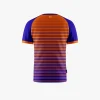 Orange Pixel Threads Mens Tennis Jersey