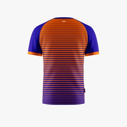 Orange Pixel Threads Mens Tennis Jersey