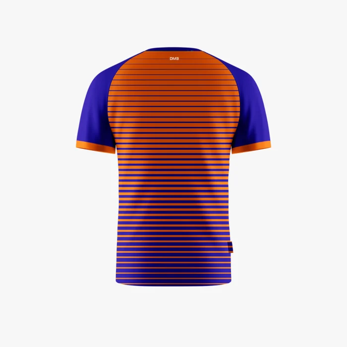 Orange Pixel Threads Mens Tennis Jersey