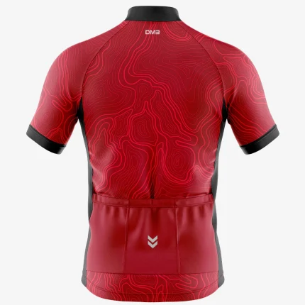 Mens Cycling Red Blaze Jersey