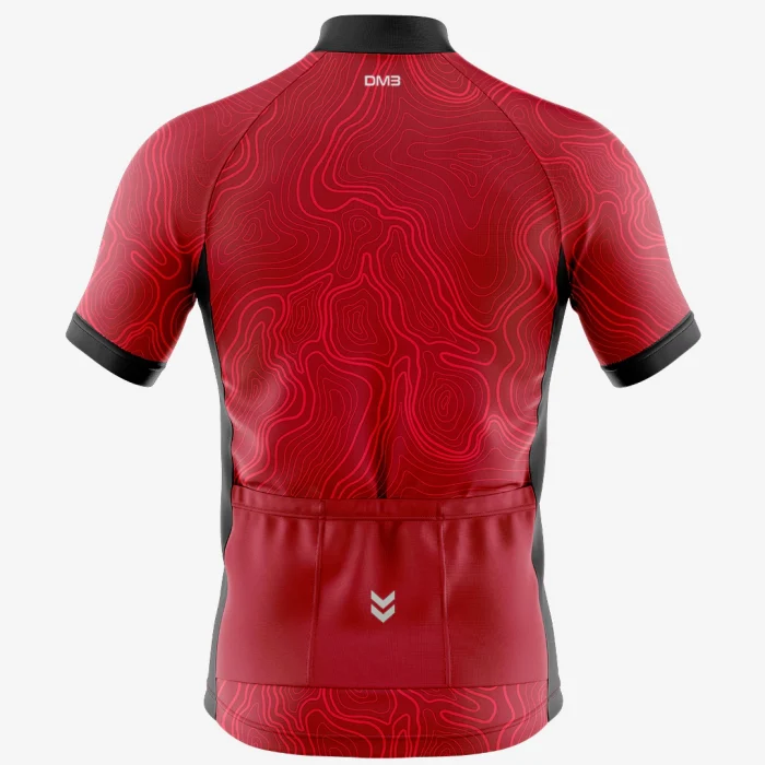 Mens Cycling Red Blaze Jersey