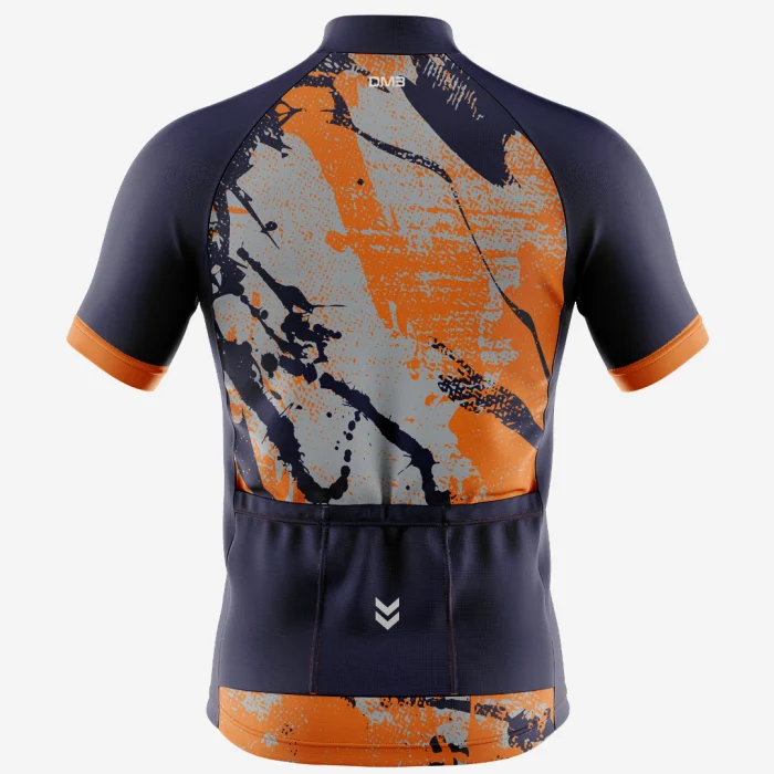 Mens Cycling Orange Striv Jersey