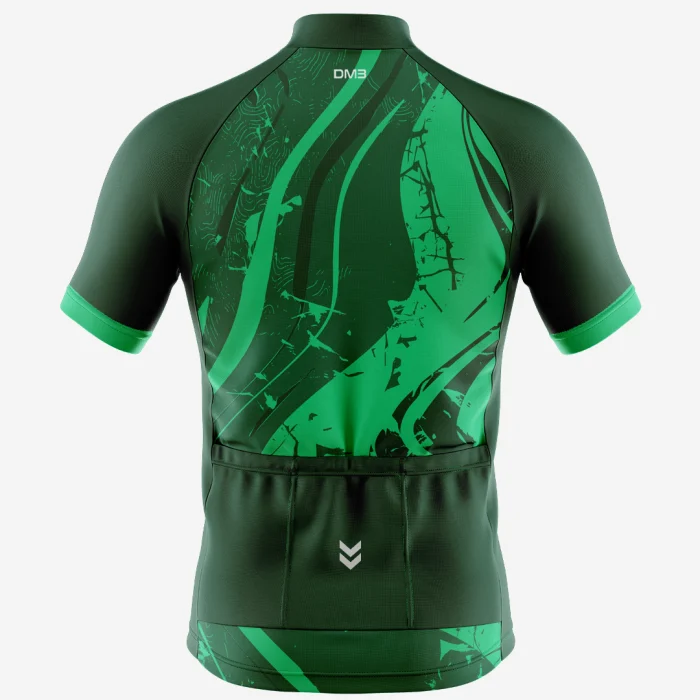 Mens Cycling Green Thriv Jersey