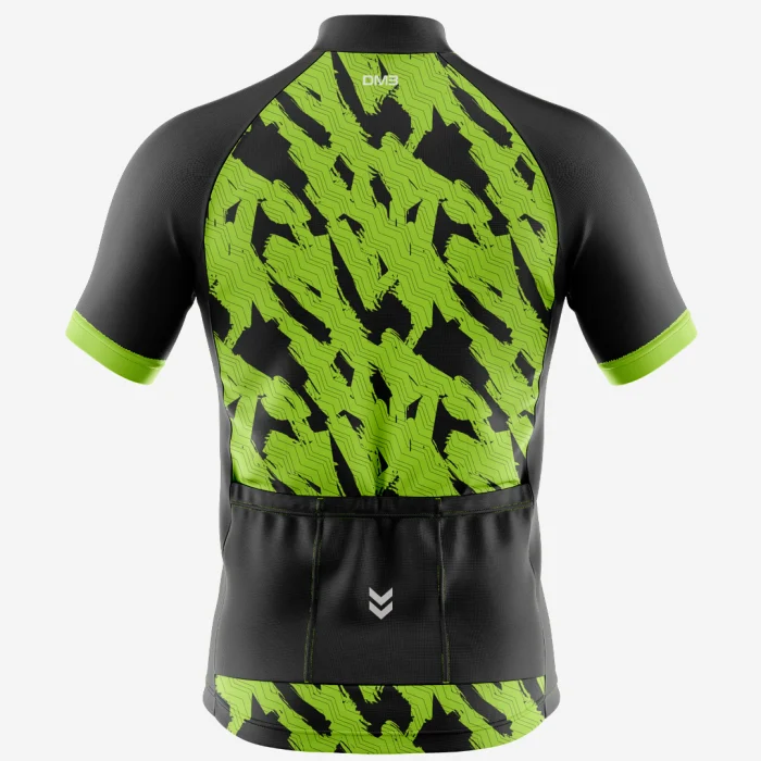 Mens Cycling Black Sprint Jersey