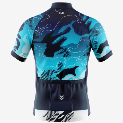 Mens Cycling Blue Flexx Jersey