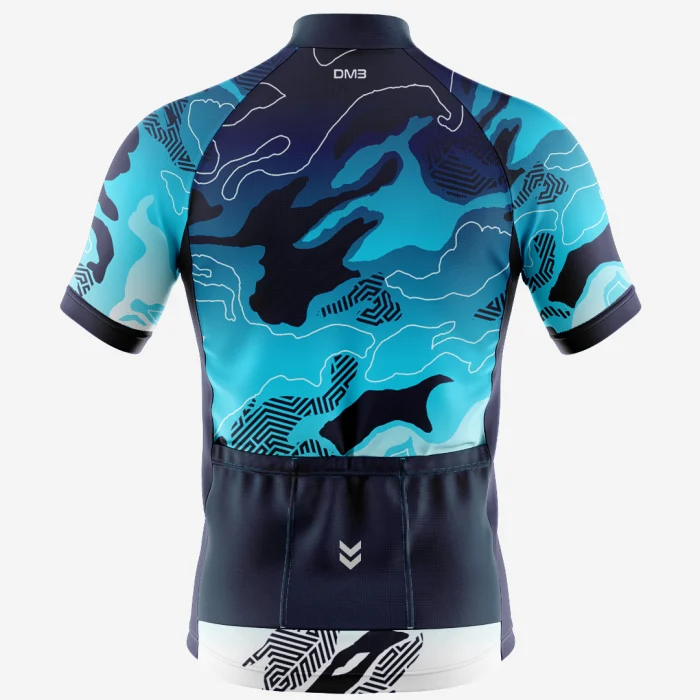 Mens Cycling Blue Flexx Jersey