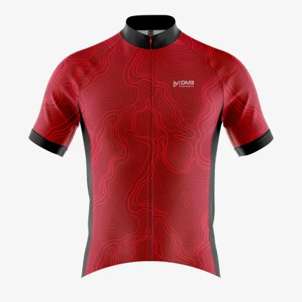 Mens Cycling Red Blaze Jersey