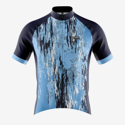 Mens Cycling Sky Blue Boost Jersey