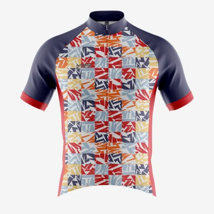 Mens Cycling Red Volt Jersey