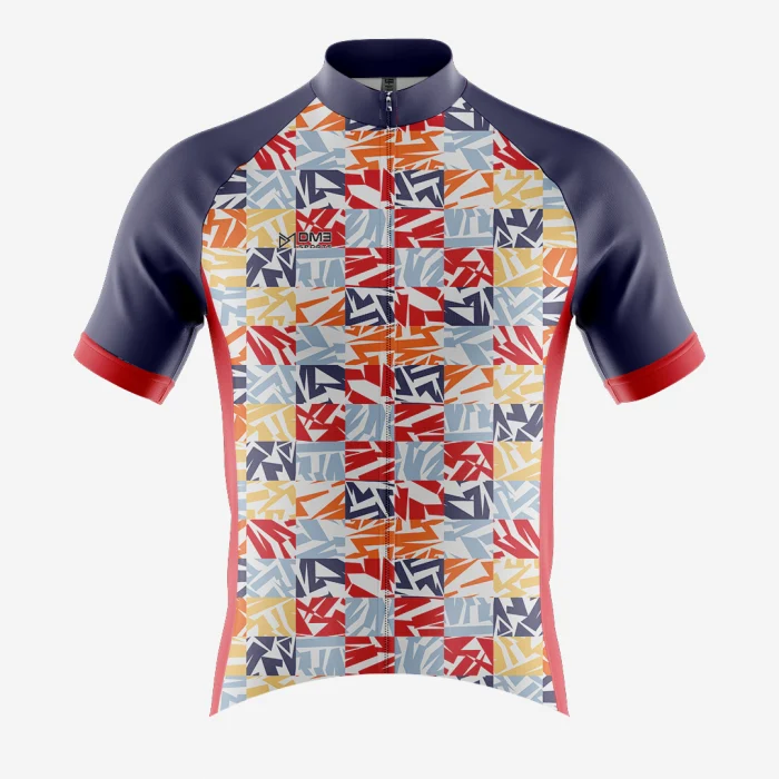 Mens Cycling Red Volt Jersey