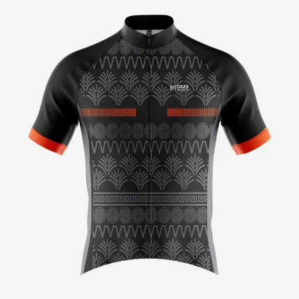 Mens Cycling Black Art Jersey