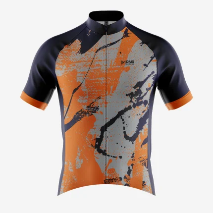 Mens Cycling Orange Striv Jersey