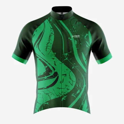 Mens Cycling Green Thriv Jersey