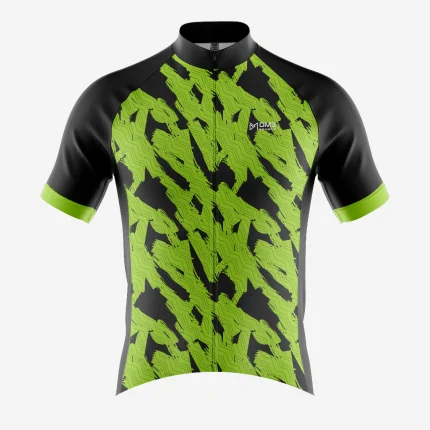 Mens Cycling Black Sprint Jersey