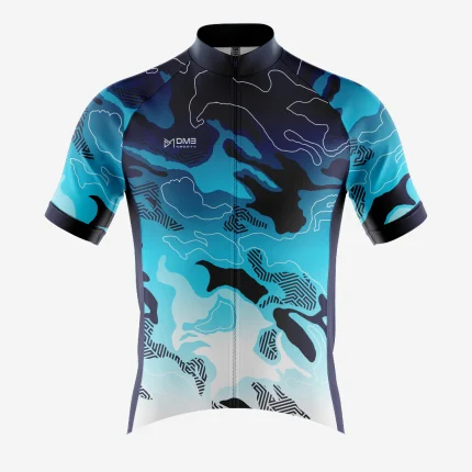 Mens Cycling Blue Flexx Jersey