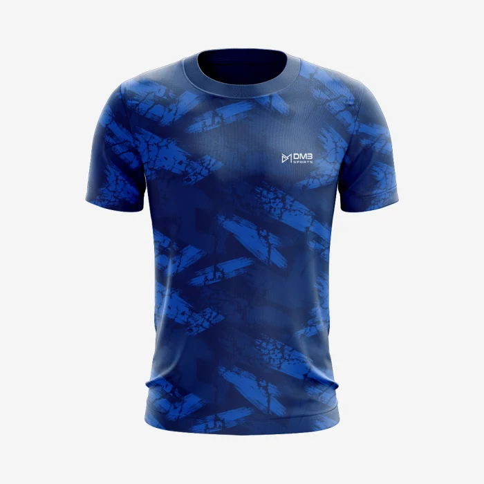 Blue Nebula Mens Football Jersey