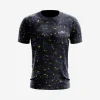 Yellow Scatter Mens Football Jersey
