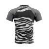 Mens Kabaddi Black Zebra Jersey
