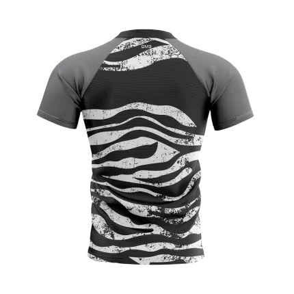 Mens Kabaddi Black Zebra Jersey