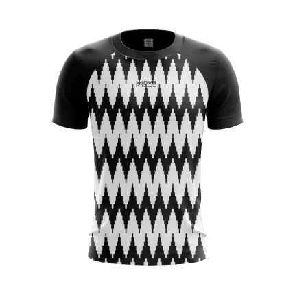 Black Wave Mens Football Jersey
