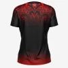 Red Art Womens Football Jersey
