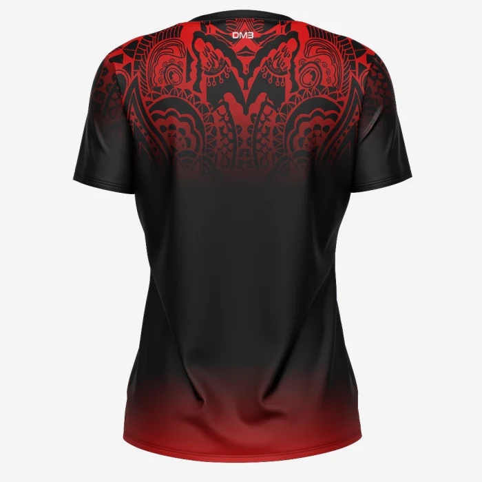 Red Art Womens Football Jersey
