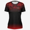 Red Art Womens Football Jersey
