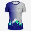 Blue Inferno Womens Football Jersey