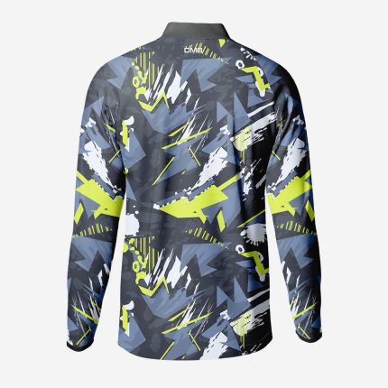 Men's Biker Fluorescent Green Jersey 1