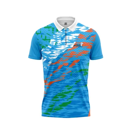 Blue Bolt Mens Cricket Jersey