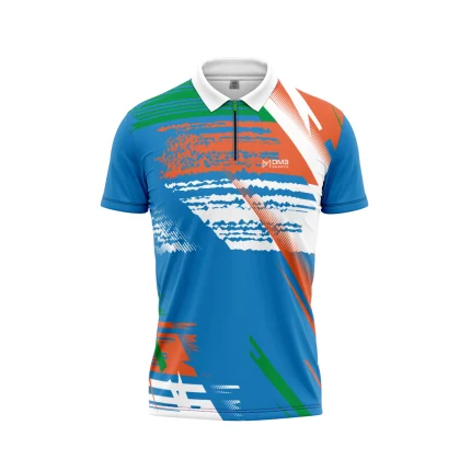 Blue Indian Mens Cricket Jersey