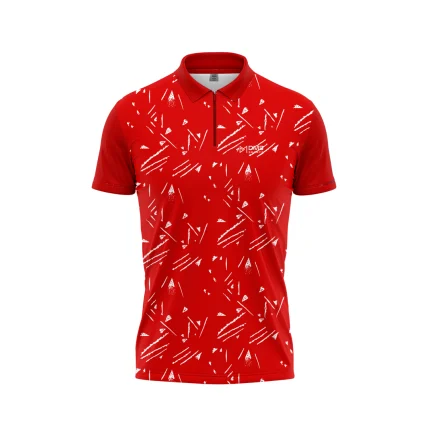 Red Flexo Mens Cricket Jersey