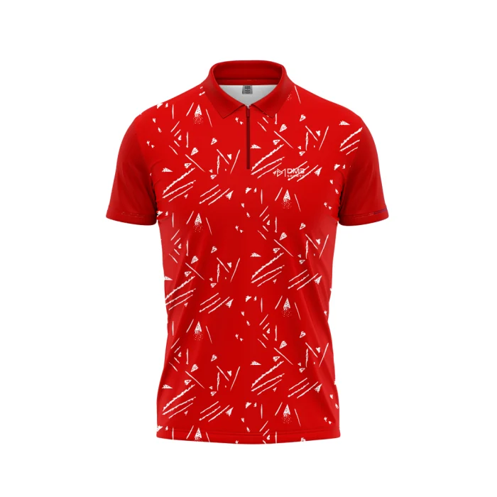 Red Flexo Mens Cricket Jersey