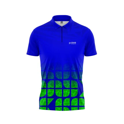 Blue Gear Cricket Sublimation Jersey