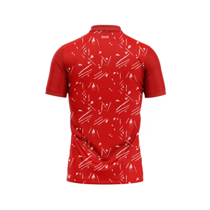 Red Flexo Mens Cricket Jersey