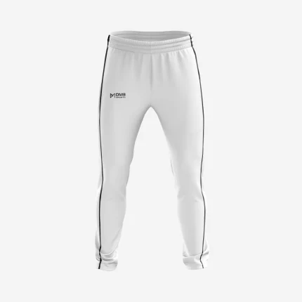 Mens Cricket White Track Pants