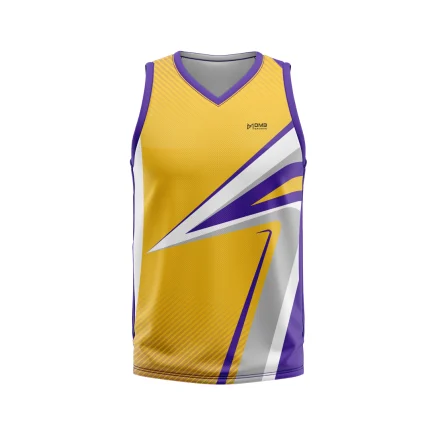 Mens Basketball Yellow Voltz Jersey